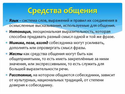 Такие средства невербального общения как мимика, жесты, поза, интонация и дрвыполняют функции дополнения и замещения речи, передают эмоциональные состояния партнёров по общению